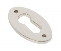 Polished Nickel Oval Escutcheon