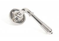 "Balcroft" Polished Nickle Beehive Lever Handles