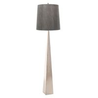 "Arezzo" Polished Nickel Triangular Floor Lamp 