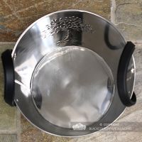 Close-up of the Inside of the Log Basket Close-up of the Inside of the Log Basket