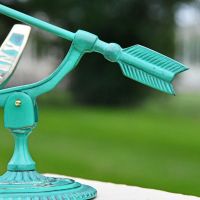 Close-up of the Fletch on the End of the Arrow