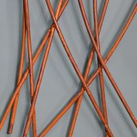 Rustic Finish on the Poppy Blossoms Decorative Wall Art