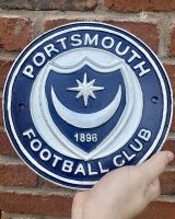 Cast Iron Portsmouth Football Club Wall Sign