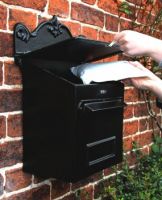 Black Goldhay Secure Post and Parcel Box