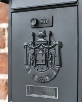 Close Up of Post Box With Combination Lock