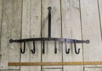 Hand Forged Iron Pot & Pan Hook Rack