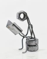 "Private Pages" Recycled Metal Sculpture "Private Pages" Recycled Metal Sculpture