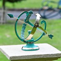 Profatius Armillary Verdigris on Plinth in the Garden Profatius Armillary Verdigris on Plinth in the Garden