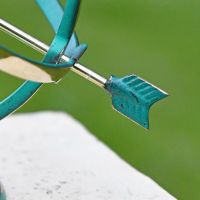 Close-up of the Fletch on the Armillary Close-up of the Fletch on the Armillary