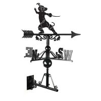 Puss In Boots Weathervane Created From Iron