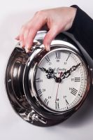 “Quartermaster ” Ships "Bulkhead" Clock “Quartermaster ” Ships "Bulkhead" Clock