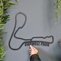 Cadwell Park Race Track Wall Art to Scale