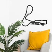 Cadwell Park Race Track Wall Art in Situ in the Sitting Room