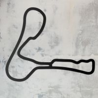 Cadwell Motor Circuit Wall Art in Situ  Cadwell Motor Circuit Wall Art in Situ