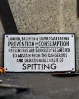 Railway Notice Vintage Style Cast Iron Sign