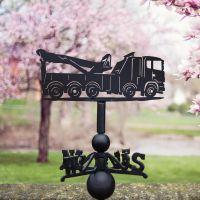 Recovery Truck Weathervane in Use by Blossom Trees
