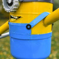 Recycled Metal "Giddy Gardener" Henchman Sculpture in Situ Recycled Metal "Giddy Gardener" Henchman Sculpture in Situ