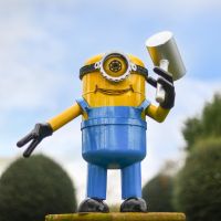 Recycled Metal "Hammered" Henchman Sculpture Recycled Metal "Hammered" Henchman Sculpture