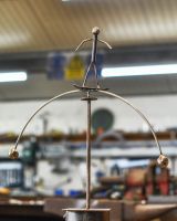 Recycled Metal Skateboarding Sculpture Recycled Metal Skateboarding Sculpture