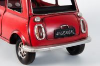 “Mini Cooper” in red and white tin model - 1960