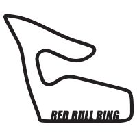 Red Bull Ring Motorsport Race Track Wall Art in Black Red Bull Ring Motorsport Race Track Wall Art in Black