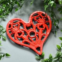 Trivet - Heavy Duty V3 Heart - Red