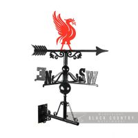Liver Bird Weathervane Finish in a Red Finish