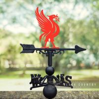 Liver Bird Weathervane in Situ Outside