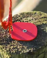 Close up of base detail on decorative fence topper 