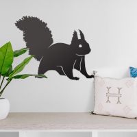 Red Squirrel Steel Wall Art