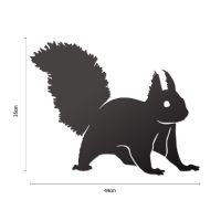 Red Squirrel Wall Art Dimensions 