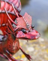 Red Wyrmling Head Decoration