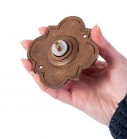 Regent Hill Ornate Polished Brass Bell Push