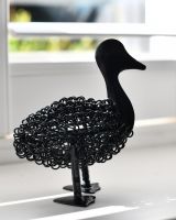 "Remi" the Recycled Metal Duck - Black