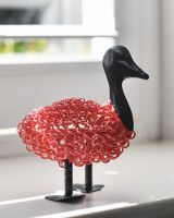 "Remi" the Recycled Metal Duck - Pink