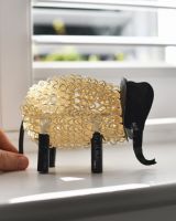 Scale image of recycled metal art sculpture