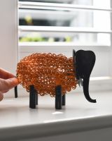 Scale image of recycled metal art sculpture Scale image of recycled metal art sculpture