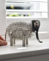 Scale image of scrap metal art sculpture