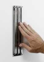 "Rigby Towers" Ribbed Finger Plate and Door Plate