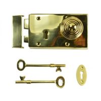 "Haythrop" Door Latch Set Finished in a Polished Brass "Haythrop" Door Latch Set Finished in a Polished Brass