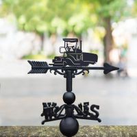 Weathervane with Road Paving Machine Motif Weathervane with Road Paving Machine Motif