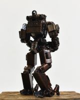 Recycled Metal Parts "Titan" Ornament 