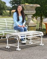 Scale Shot of Robust Cream “Chatham" Park Table Scale Shot of Robust Cream “Chatham" Park Table