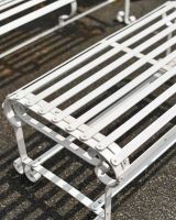 Close-Up of Robust Cream “Chatham" Park Table Close-Up of Robust Cream “Chatham" Park Table