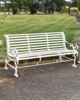 Robust "Chatham" Three Seater Park Bench - Cream