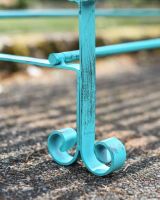 Close-Up of Integral Feet for Robust Green “Chatham" Three Seater Park Bench Close-Up of Integral Feet for Robust Green “Chatham" Three Seater Park Bench