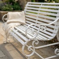 Robust "Chatham" One & Three Seater Park Bench Set - Cream Digital Illustration a Robust "Chatham" One & Three Seater Park Bench Set - Cream Digital Illustration a