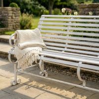 Robust "Chatham" One & Three Seater Park Bench Set - Cream Digital Illustration c Robust "Chatham" One & Three Seater Park Bench Set - Cream Digital Illustration c