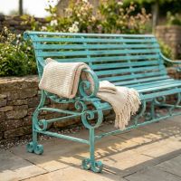 Robust "Chatham" One & Three Seater Park Bench Set - Green Blanket Robust "Chatham" One & Three Seater Park Bench Set - Green Blanket