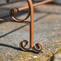 Robust "Chatham" One & Two Seater Park Bench Combo - Rustic Wrought Iron Digital illustration Foot close up Robust "Chatham" One & Two Seater Park Bench Combo - Rustic Wrought Iron Digital illustration Foot close up